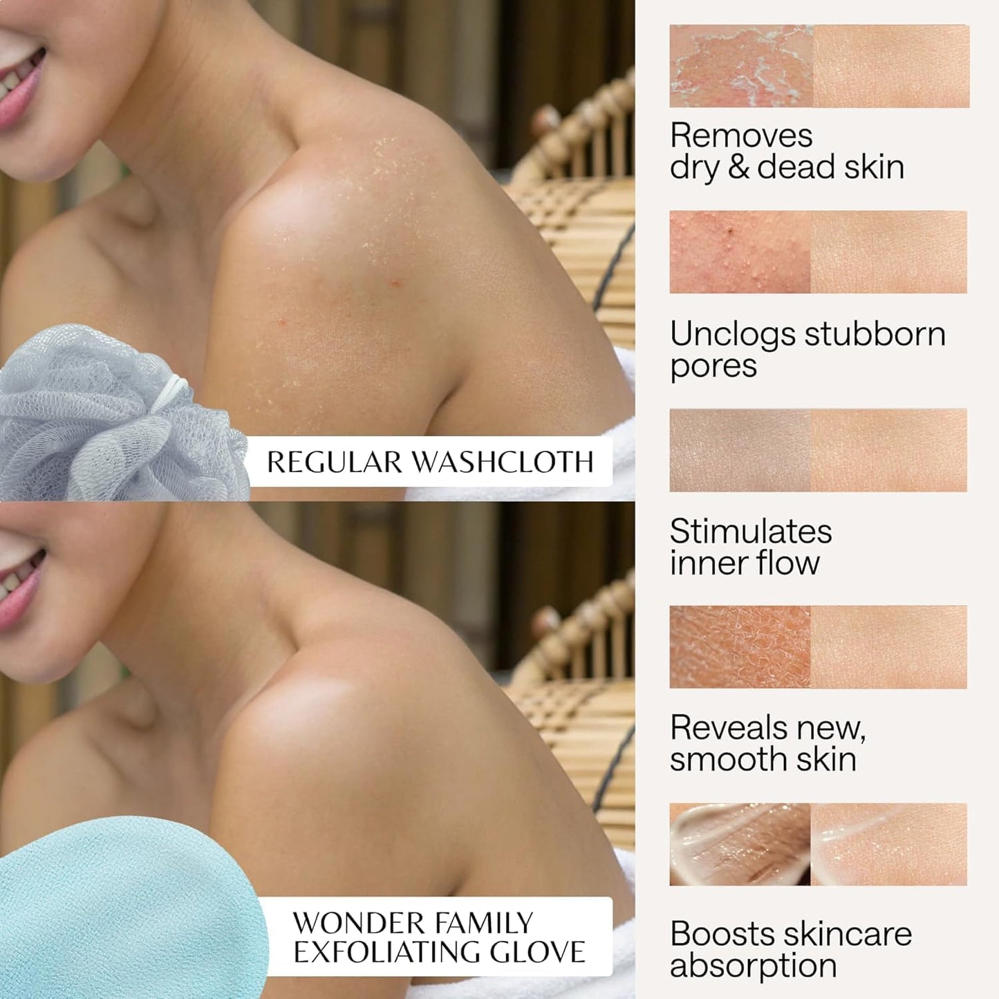 Korean Exfoliating Bath glove