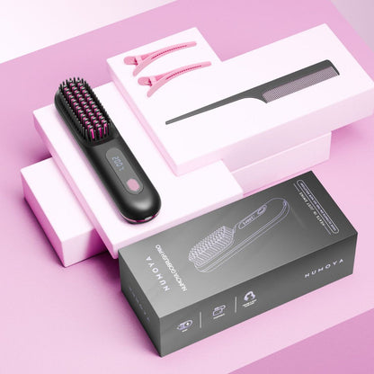 Portable Straightener Brush - GoBrush PRO
